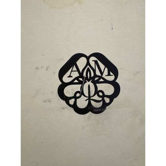 Alexander McQueen oversized thick sole Larry Daim White and Iridescent Leather S - Picture 14 of 16